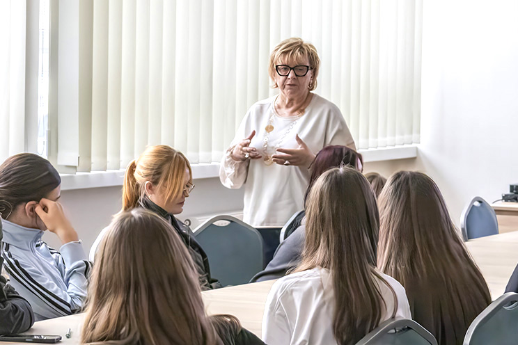 Maja Michalak w sali